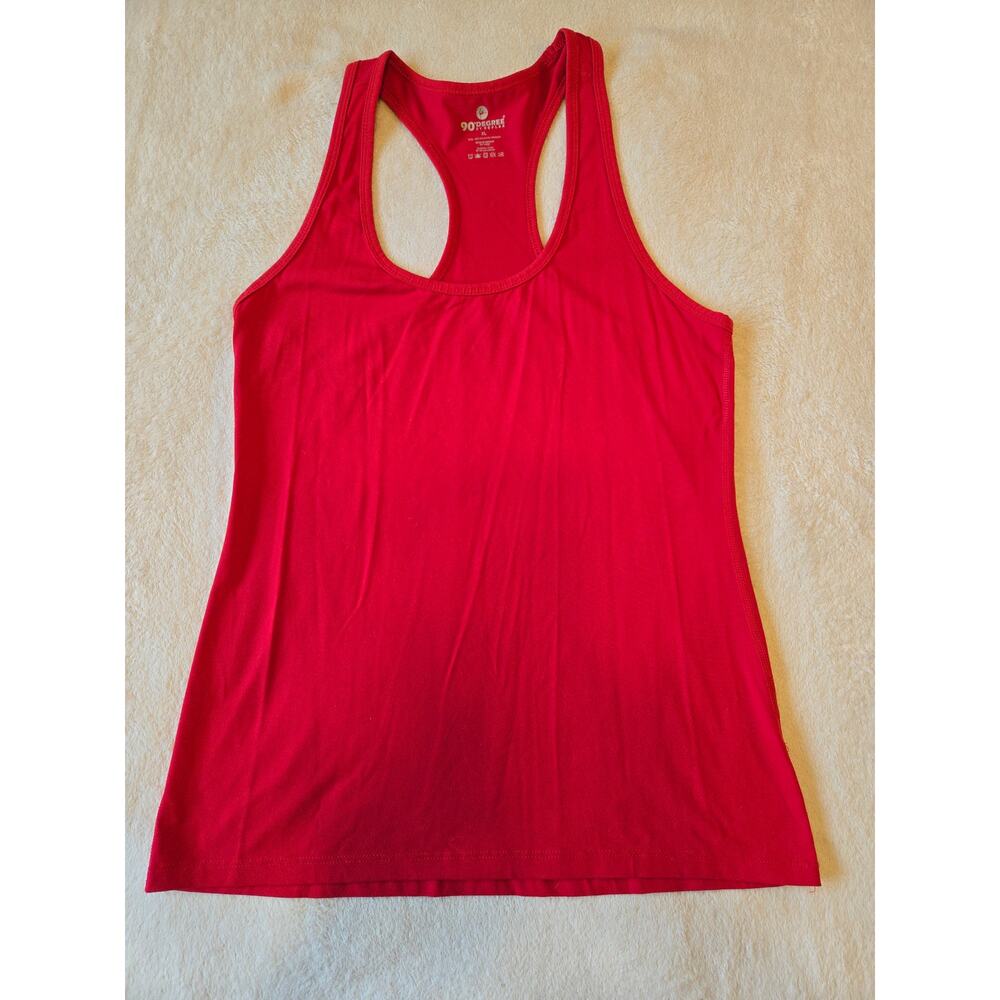 💙 Sz XL 💙 90 DEGREE BY REFLEX💙 Red Active Racer-Back Tech Tank